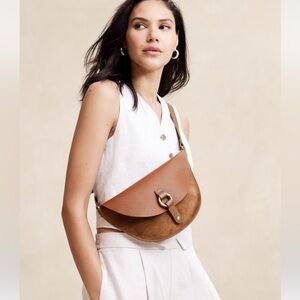 NWT Banana Republic Crossbody Bag in Cognac